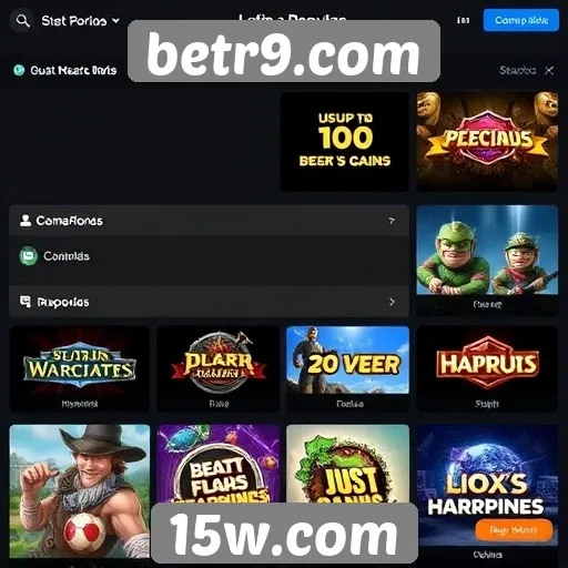 Comparativa entre jogos populares disponíveis no betr9
